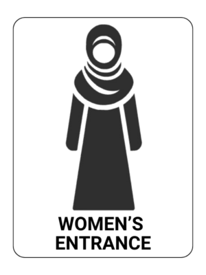 "Women's Entrance" Sign - Image 2