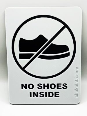 "No Shoes Inside" Sign - Image 3