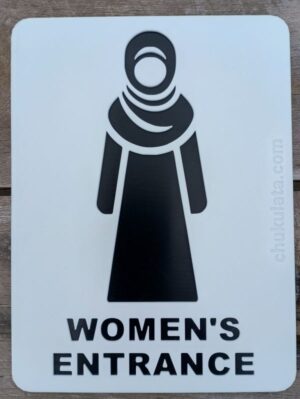 "Women's Entrance" Sign - Image 3