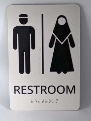 Restroom Sign ADA Compliant